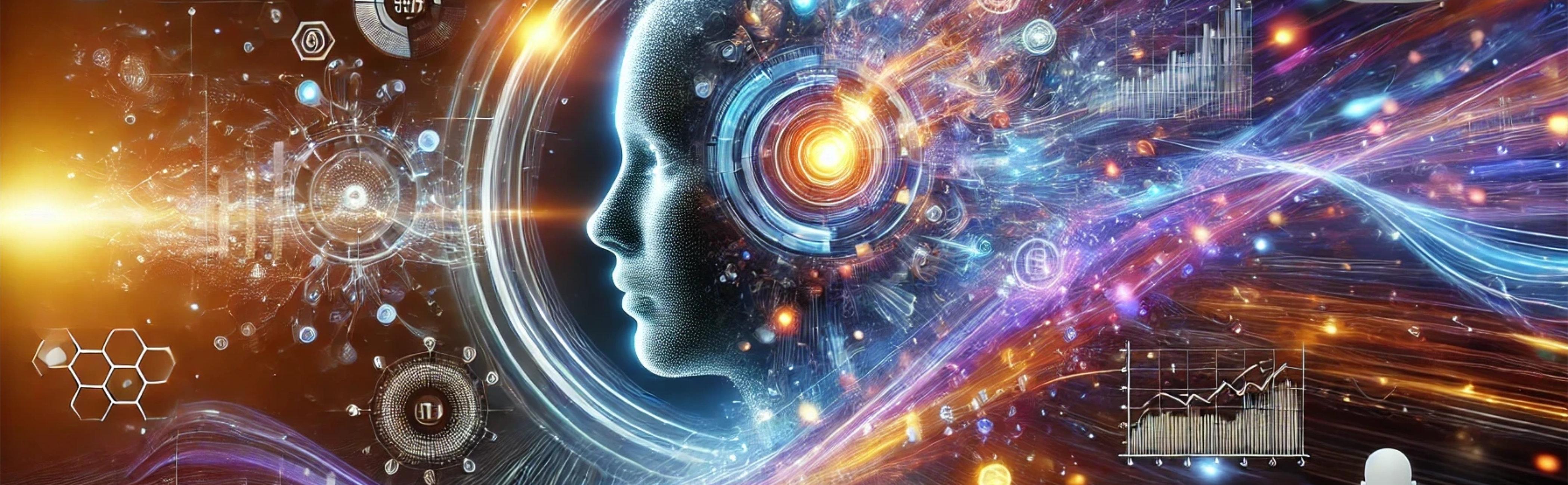 A conceptual image of an ethereal head turbo charging sales success.
